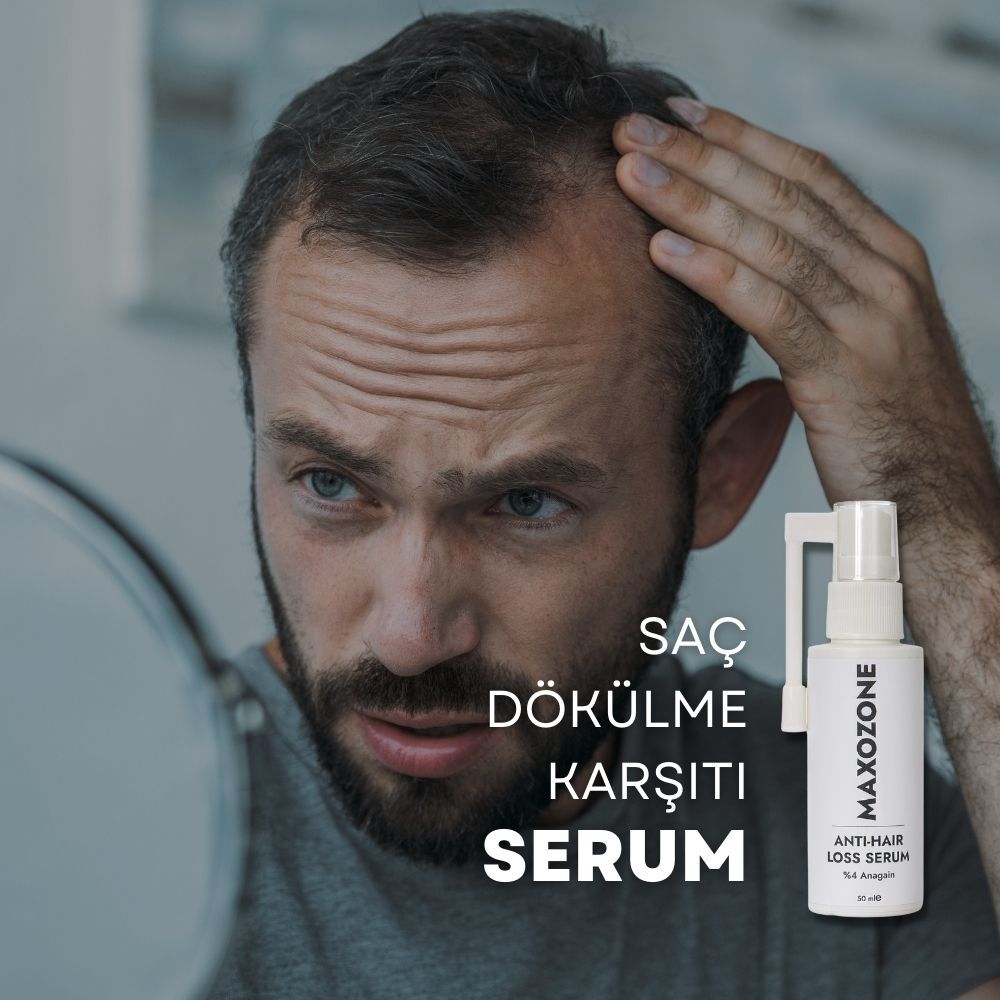 Saç Dökülmesine karşı %4 Anagain serumu