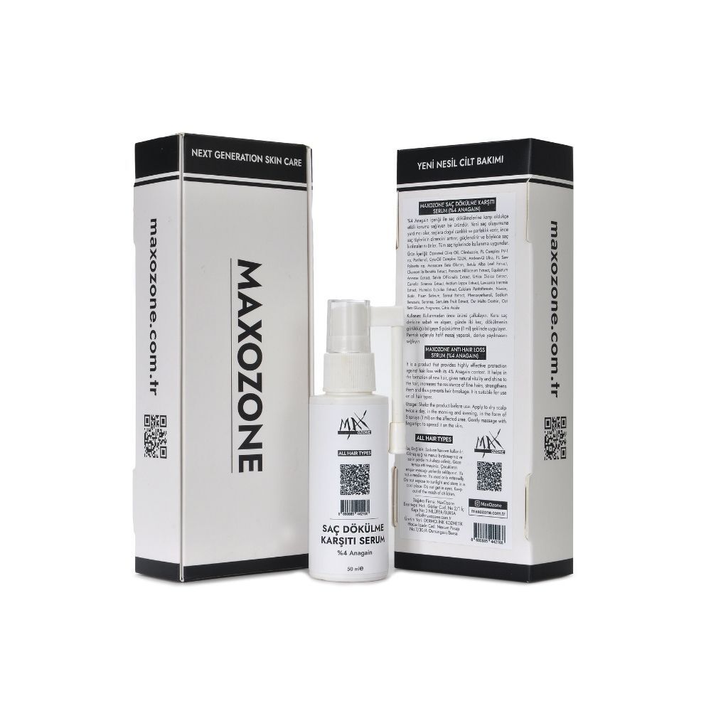 Saç Dökülmesine karşı %4 Anagain serumu