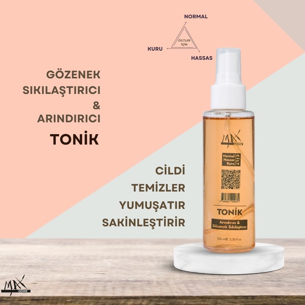 MaxOzone Üçlü Yüz Bakım Seti - Peeling Gel, Tonik, Yüz Temizleme Jeli